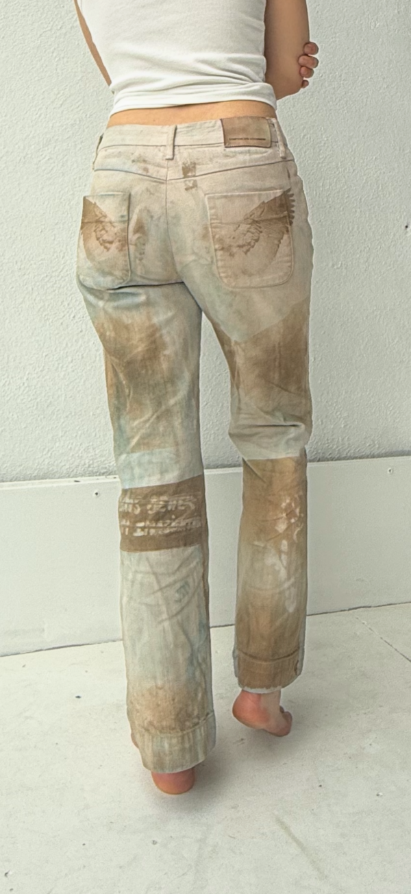White Jean – Brown Cyanotype